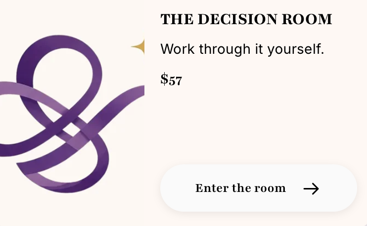 The Decision Room – Find Clarity in Complex Business Decisions
