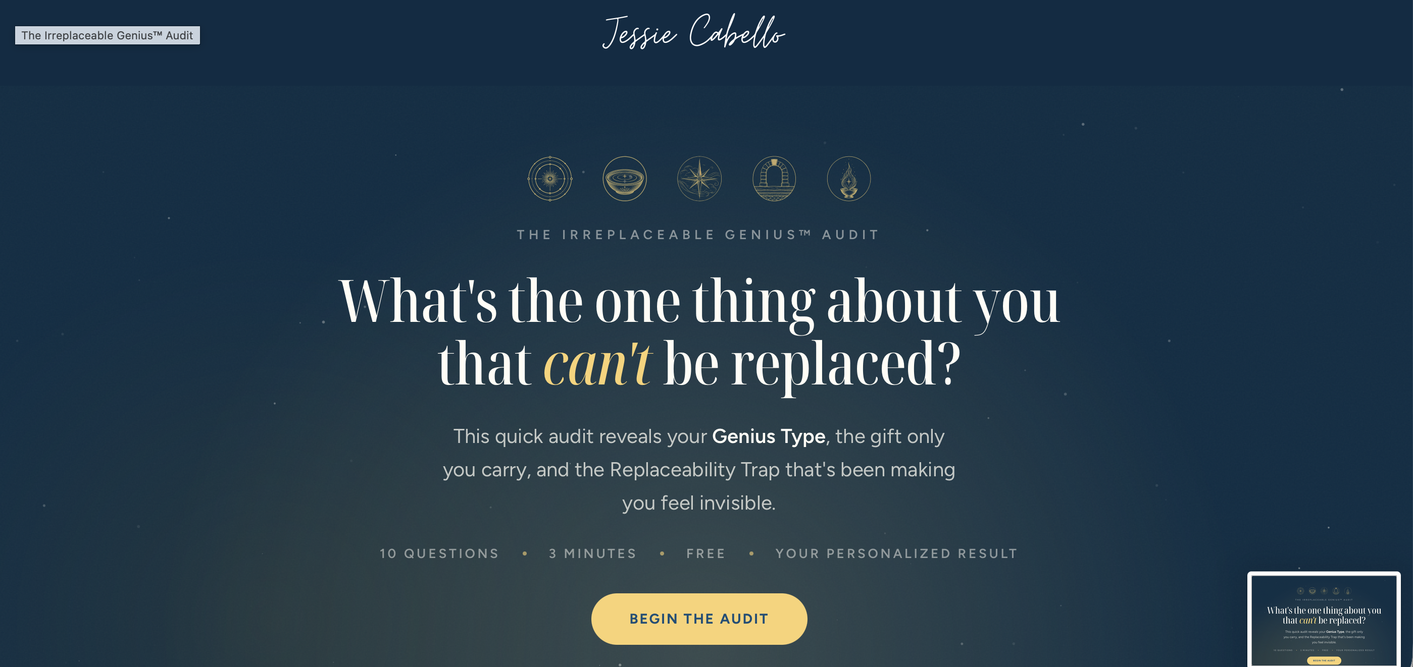Irreplaceable Genius™ Audit – Discover Your Unique Strengths