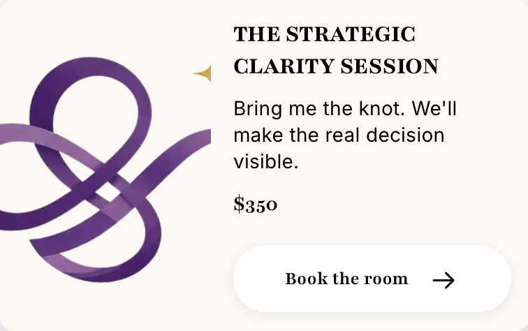 Strategic Clarity Session – Make Your Next Business Decision